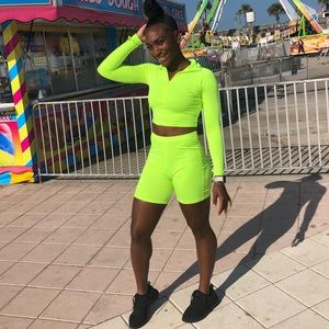 Neon Active Wear Set